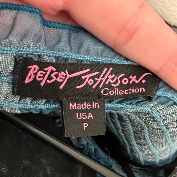 🚫SOLD🚫 Vintage Betsey Johnson Burnout Velvet Floral Babydoll Dress - Picture 4 of 5